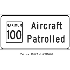 Aircraft Patrolled sign (ID-505)