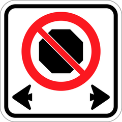 No Stopping sign (RB-55)