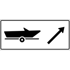 Watercraft Inspection Station Next Exit sign (RB-80A)