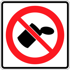 Littering Prohibited sign (RC-5)