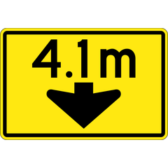 Low Clearance sign (WA-27)