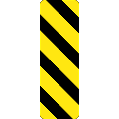 Hazard Marker - Object On Left sign (WA-36-L)