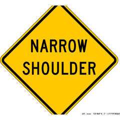 Narrow Shoulder sign (WA-99)