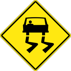 Slippery When Wet sign (WC-5)