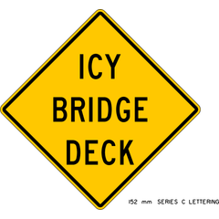 Icy Bridge Deck sign (WC-5C)
