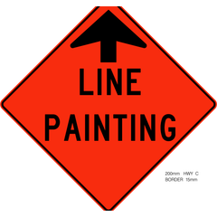 Line Painting Ahead sign (WD-189)